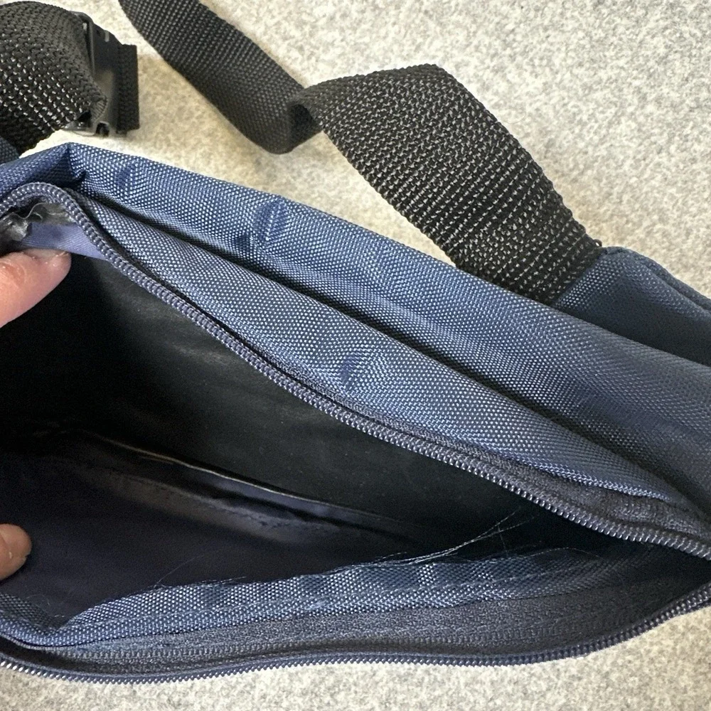 Vintage Fanny Pack‎ Track XY 3 Paris London NY Blue Retro NWOT